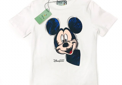 Белая футболка Gucci Disney с Микки Маусом