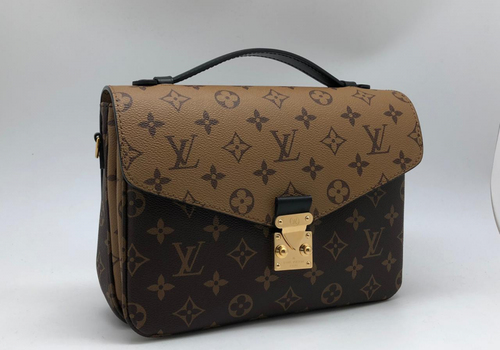 Коричневая сумка Louis Vuitton Pochette Metis