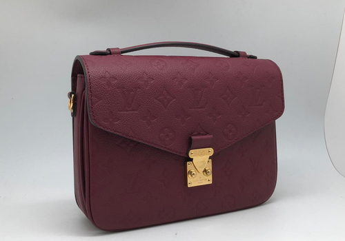 Сумка Louis Vuitton Pochette Metis бордовая