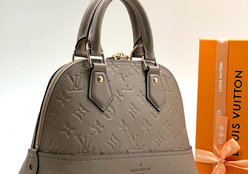 Бежевая сумка Louis Vuitton Alma