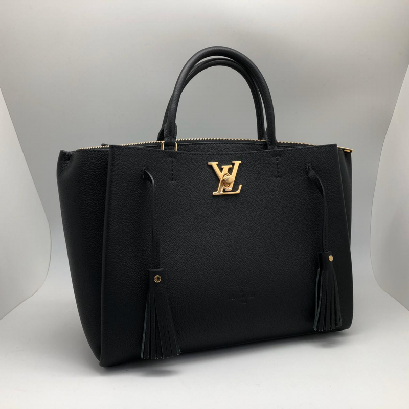 Черная сумка-тоут Louis Vuitton Lockme
