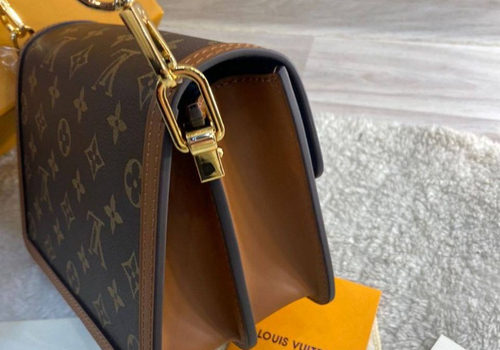 Сумка Louis Vuitton Dauphine Lugano коричневая