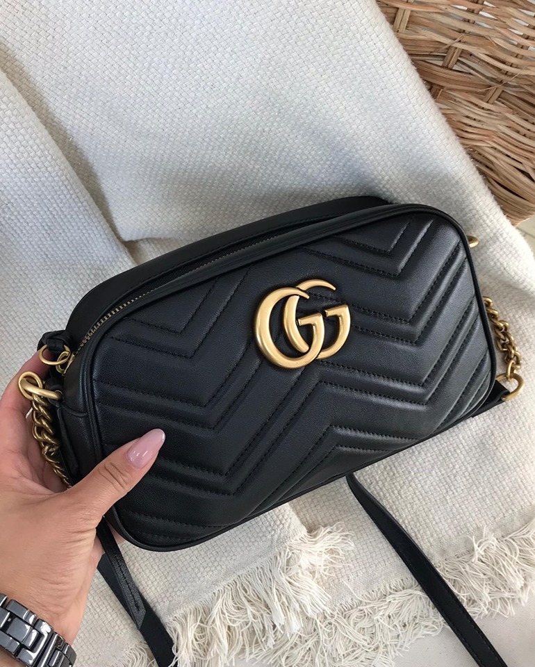Женская сумка Gucci Camera Marmont черная