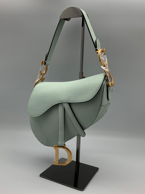 Фисташковая сумка седло Christian Dior Saddle