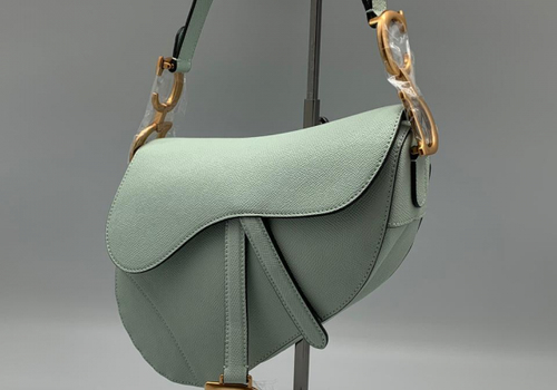 Фисташковая сумка седло Christian Dior Saddle