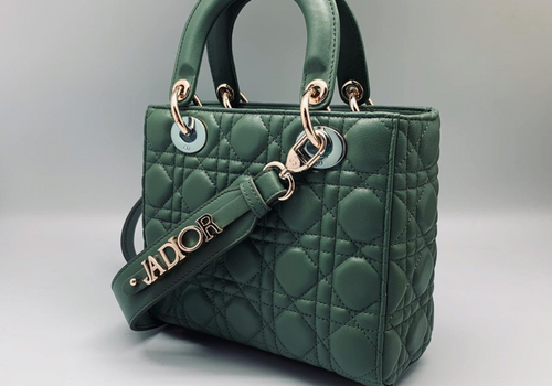 Сумка Christian Dior Lady зеленая