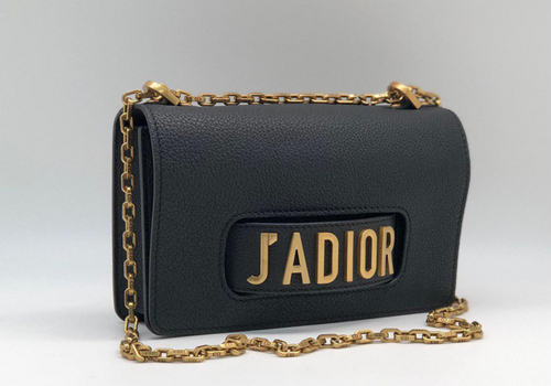 Женская кожаная сумочка Christian Dior J’adior черная