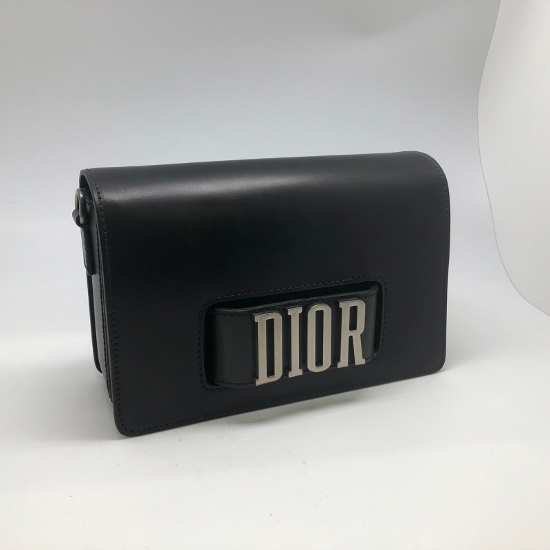 Кожаная сумка Christian Dior Revolution черная