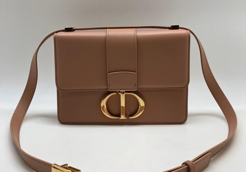 Кожаная сумка Christian Dior Montaigne пудра