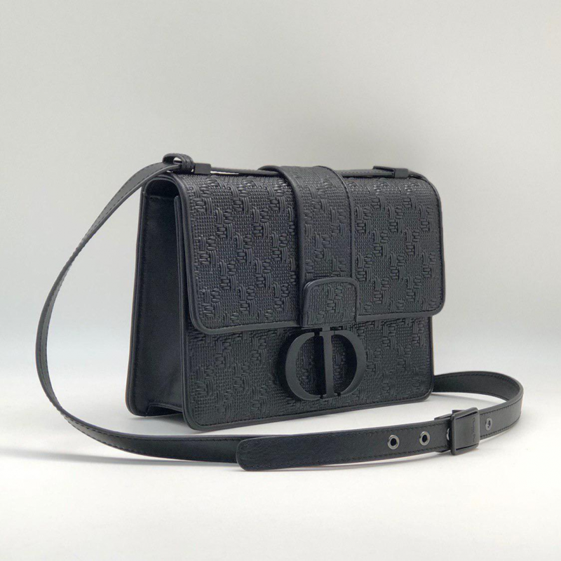 Кожаная сумка Christian Dior Montaigne черная