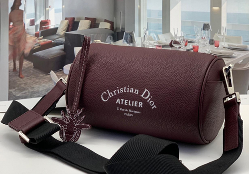 Бордовая сумочка Christian Dior