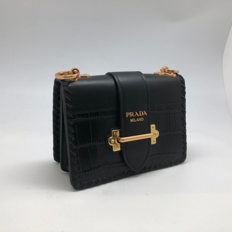 Женская сумка Prada Cahier черная