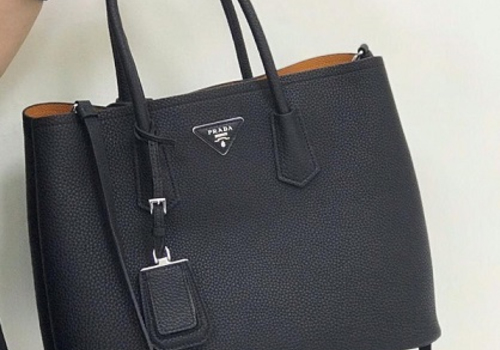 Женская сумка Prada Double Bag черная