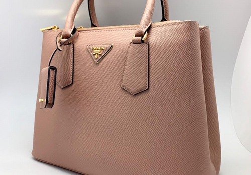 Женская сумка Prada Double Bag пудра