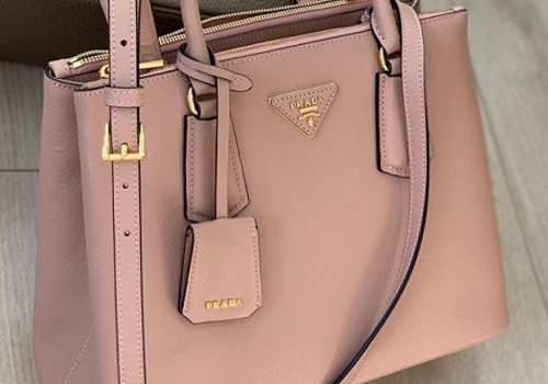 Женская сумка Prada Galleria розовая