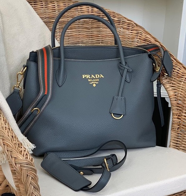 Женская сумка Prada Galleria синяя