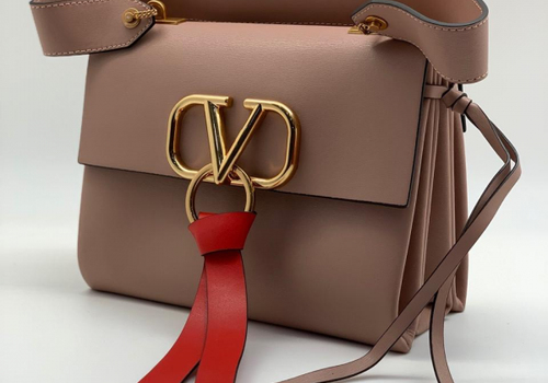 Женская сумка Valentino Vring бежевая