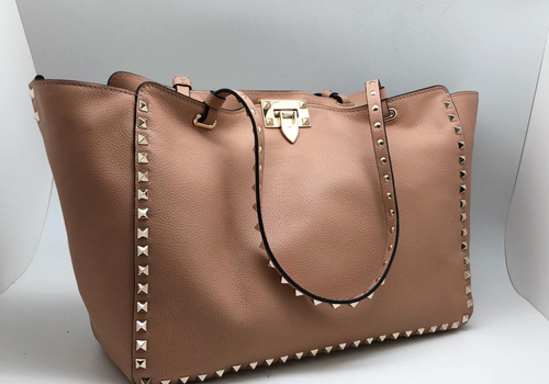 Женская сумка-тоут Valentino коричневая