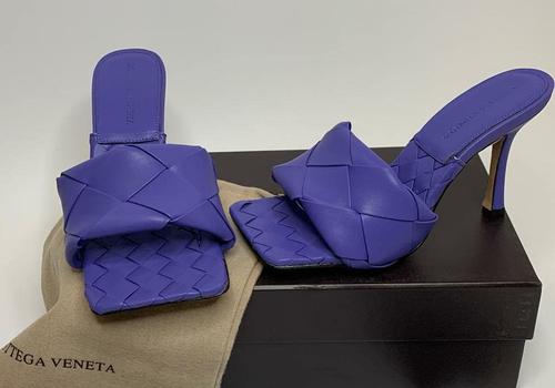 Сабо Bottega Veneta синие