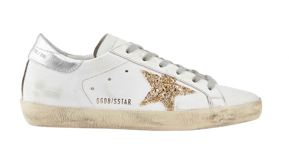 Женские кеды Golden Goose Superstar с золотой звездой