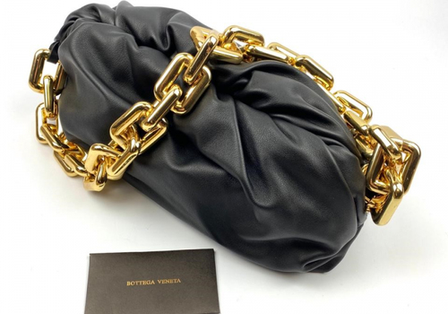 Женская сумка Bottega Veneta The Chain Pouch черная