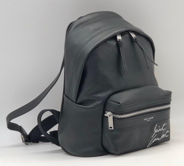Женский кожаный рюкзак Yves Saint Laurent Mini черный