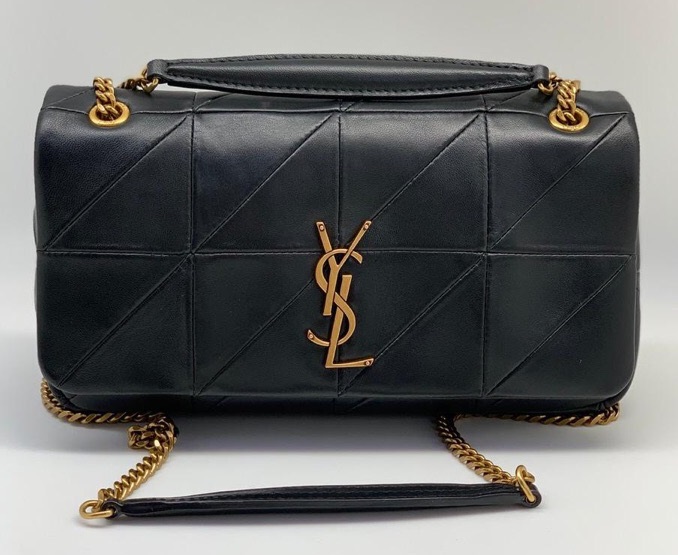 Кожаная сумка Yves Saint Laurent Jamie черная