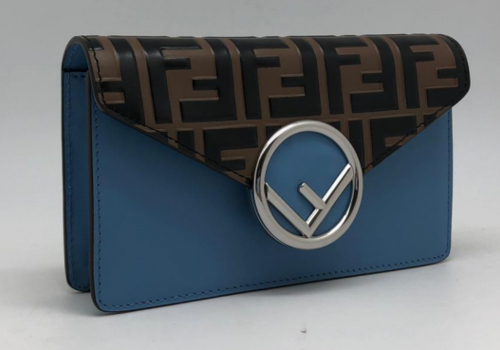 Женская поясная сумка Fendi синяя